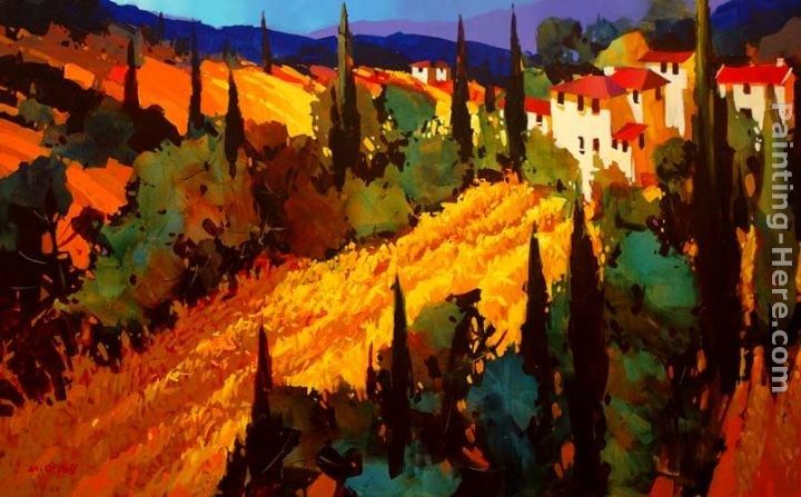 Michael O'Toole Golden Fields of Tuscany